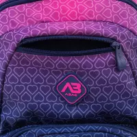 8. ABag Plecak Szkolny AB200 Hexagon Pink Ombre 502026055