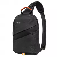 2.  R-Bag Plecak Męski na Ramię z USB Slim Black Z121