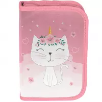 3. Paso Piórnik Dwuklapkowy z Wyposażeniem Pink Cat PP26CK-P001