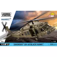 9. Cobi Helikopter Sikorsky UH-60 Black Hawk ET5906