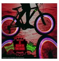 3. Zestaw Lampek Rowerowych + Naklejki - Stranger Things 5