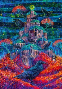 5. Good Loot Imagination Puzzle: Roch Urbaniak Twierdza Pani Kruków / Raven Queen's Fortress (1000 elementów)