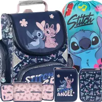 1. Paso Zestaw Szkolny 3el. Stitch Tornister DS25CC-525 + Piórnik DS25CC-P001BW + Worek DS25CC-712