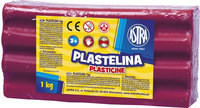 1. Astra Plastelina 1kg Purpurowa 303111009
