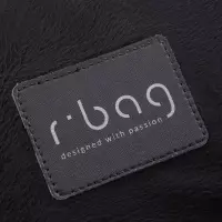 8. R-Bag Plecak Męski na Laptopa 14" z USB Ridge Black Z281