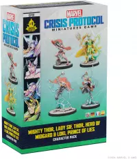 1. Marvel: Crisis Protocol - Mighty Thor, Lady Sif, Thor, Hero of Midgard & Loki, Prince of Lies