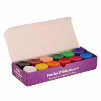 6. Starpak Farby Plakatowe 12 Kolorów 20ml Koci Domek Gabi 586311