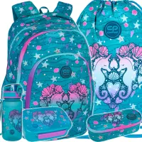 1. CoolPack Zestaw Szkolny Seafish 5el. Plecak Prime Pro F162963 + Worek F159963 + Piórnik F062963 + Z17963 + Z18963