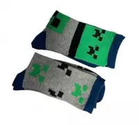2. Skarpetki Dziecięce Minecraft Creeper Dwupak - Rozmiar: 19-20