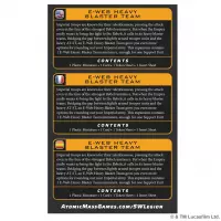 3. Star Wars Legion 2.0: E-Web Heavy Blaster Team