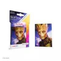 2. Gamegenic: Marvel Champions Fine Art Sleeves (66 mm x 92 mm) Groot 50+1 szt.