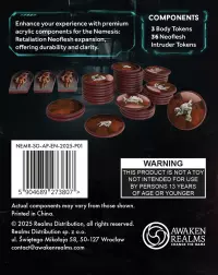 3. Nemesis: Retaliation - Acrylic Tokens - Stretch Goals