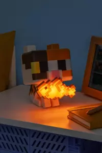 6. Lampka Minecraft GloBuddies - Kot 