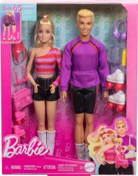 2. Mattel Barbie i Ken na Wrotkach HXK90