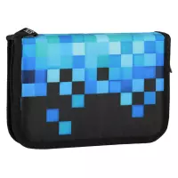 8. Starpak Piórnik Dwuklapkowy z Wyposażeniem Pixel Blue 552623