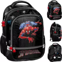 1. Paso Plecak Szkolny Spiderman Black SP26FF-260