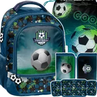 1. Paso Zestaw Szkolny 3el. Football Plecak PP24FC-260 + Piórnik PP24FC-P001BW + Worek PP24FC-712