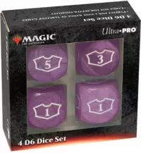 1. Ultra Pro: Magic the Gathering - Black Mana - 22 mm Deluxe Loyalty Dice Set