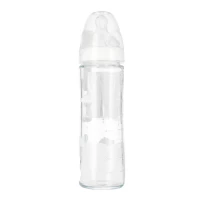 2. Nuk Butelka Szklana ze Smoczkiem New Classic 240ml 0-6m Biała 527883