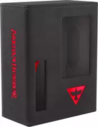 1. Gamegenic: Arkham Horror - Investigator Deck Tome - Pudełko na Karty - Survivor (Black-Red)