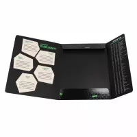 3. Starpak Teczka z Gumką Green Football 583294