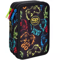 2. CoolPack Jumper 3 Piórnik Trzykomorowy Z Wyposażeniem XPlay E67606