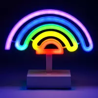 4. Stojąca lampka neonowa LED - Tęcza 