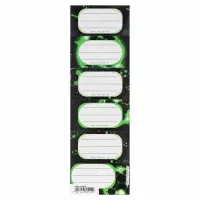 1. Starpak Naklejki Na Zeszyt Football 1 Listek 6szt. 584488