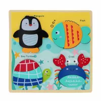 9. Bam Bam Układanka Drewniana Ocean 541643