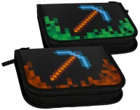 2. Starpak Piórnik Dwuklapkowy z Wyposażeniem Pixel Game Kilof 485869