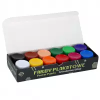 2. Starpak Farby Plakatowe 12 Kolorów 20ml Pixel Game 586308