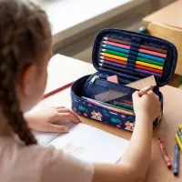 5. AstraBag Piórnik AC6 Saszetka Usztywniona Dear Puppy 503026017