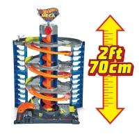 1. Mattel Hot Wheels Zakręcony Mega Garaż GTT95