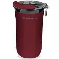 2. CoolPack Kubek Termiczny Metalowy Tom 350ml Burgundy Z29010