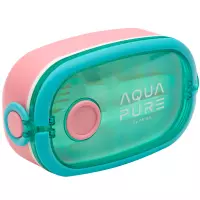 1. Astra Aqua Pure Śniadaniówka ze Sztućcami Różowo-Miętowa 511025027