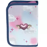 4. Paso Piórnik Dwuklapkowy z Wyposażeniem Stitch Serce DS26ZZ-P001