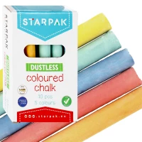 1. STARPAK Kreda Szkolna 5 Kolorów 10 szt 472789