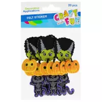 1. Craft With Fun Ozdoba Dekoracyjna Filcowa Samoprzylepna Dynie 572680