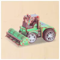 3. Mega Creative Puzzle Drewniane 3D Kombajn 597684