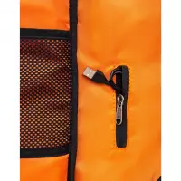 7. R-Bag Plecak Męski na Ramię z USB Depo Black Z081