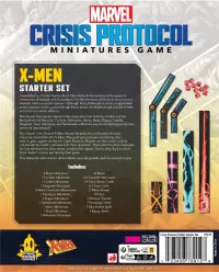 4. Marvel: Crisis Protocol CP271 X-Men Starter Set