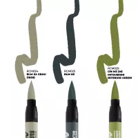 1. AK Interactive: Real Colors Markers - RCM110 - Set - WWII Axis Aircraft Cockpit Colors (3)