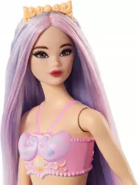 1. Mattel Barbie Lalka Syrenka Fioletowy Ogon HRR06 WB4