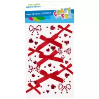 1. Craft With Fun Ozdoba Dekoracyjna Kryształki Serca/Kokardy 567264