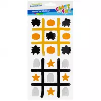 1. Craft With Fun Ozdoba Dekoracyjna Naklejki Na Szybę Kółko Krzyżyk 572665