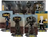 1. Zestaw Figurek Lucy, Maximus, The Ghoul & Vault Boy Fallout Movie Maniacs 4-Pack