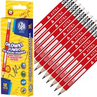 1. Astra Ołówki Jumbo do Nauki Pisania 12 sztuk 206119004