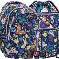 1. Coolpack Zestaw Szkolny Oh My Deer 3el. Plecak Jerry F029664 + Piórnik F066664 + Worek F070664
