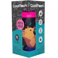 2. CoolPack Bono Bidon Metalowy 350ml Capybara Music Z10961