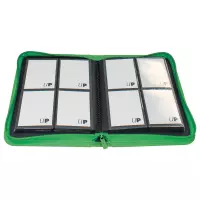 2. Ultra Pro: Vivid 4-Pocket Zippered PRO-Binder - Green
